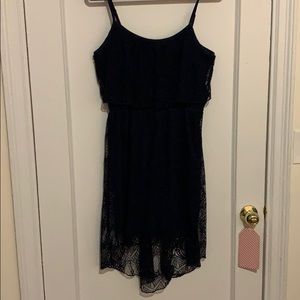 Navy Lace High aloe dress